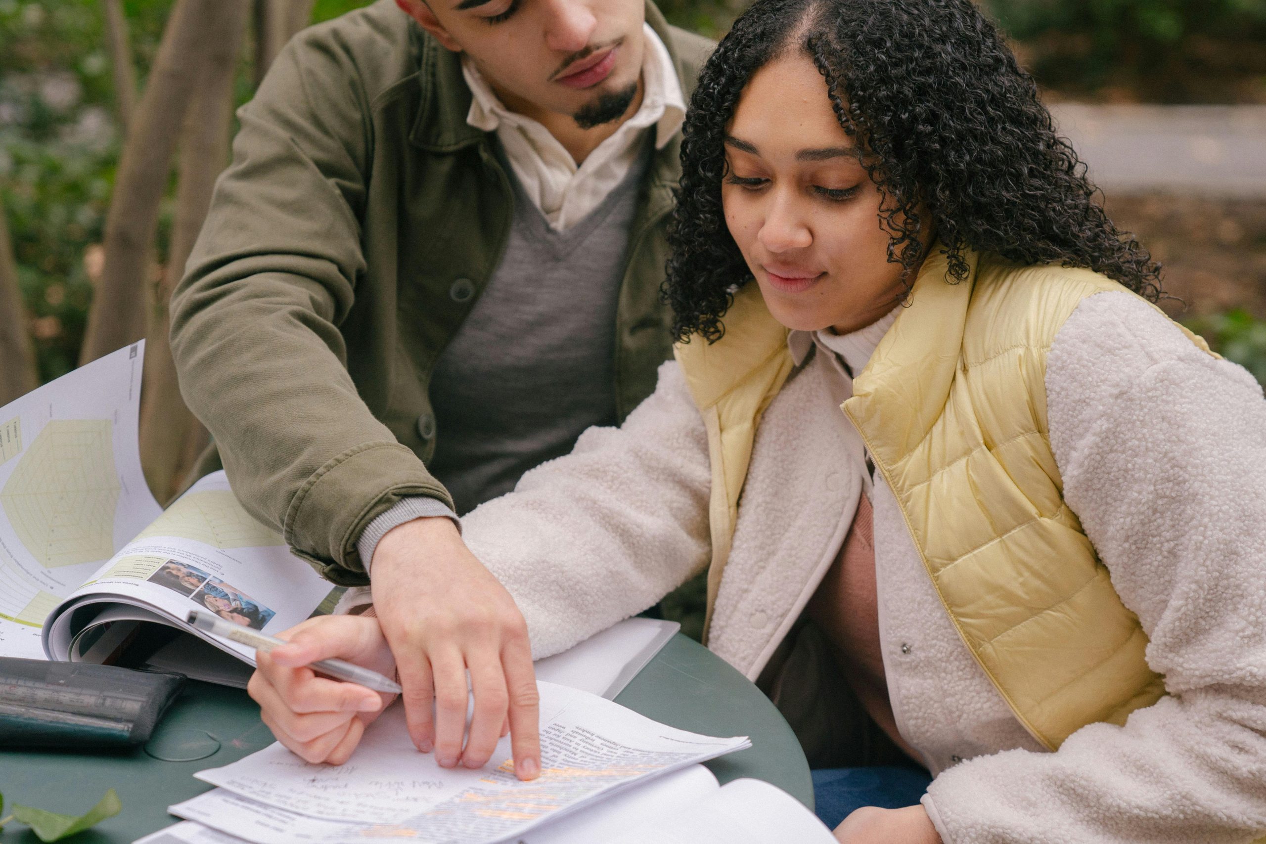 New immigrants in Australia reviewing bills and planning household expenses