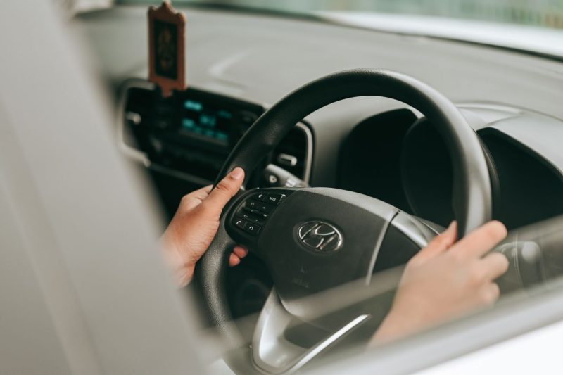 Taking driving lessons to prepare for an Australian licence test