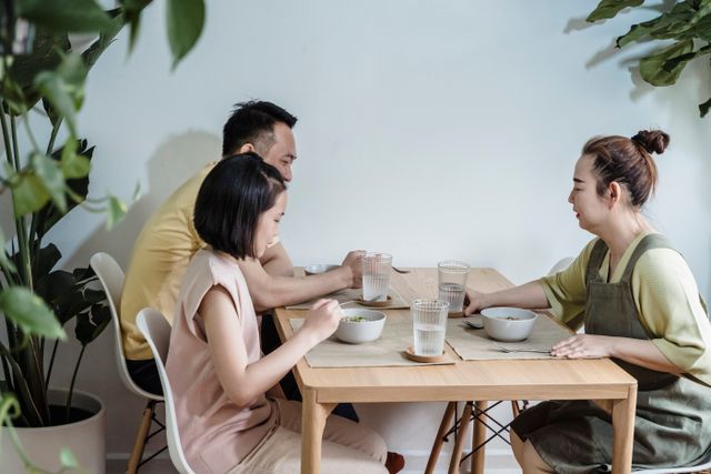 A new immigrant family staying steady together during a hard season