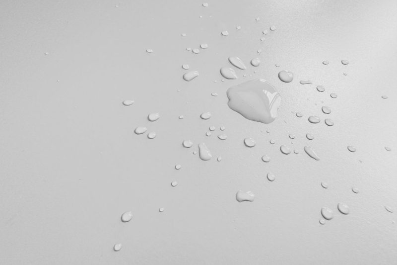 Water stain spreading across a ceiling in an Australian rental home