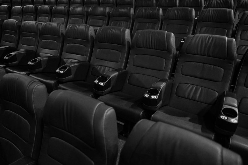Empty cinema seats, a reminder that online movie tickets can include booking fees
